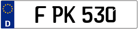 Truck License Plate
